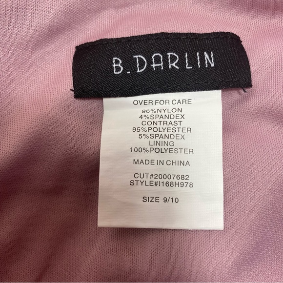 B.Darlin Rose Pink Lace Dress - Picture 4 of 4